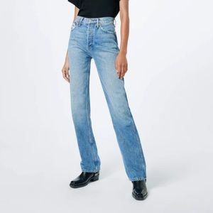 REDONE high rise loose jeans